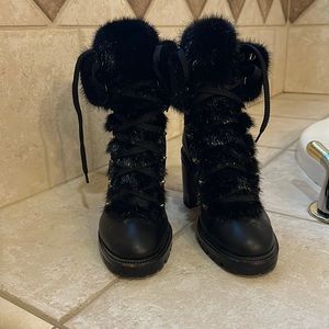 Christian Louboutin - Fur Boots